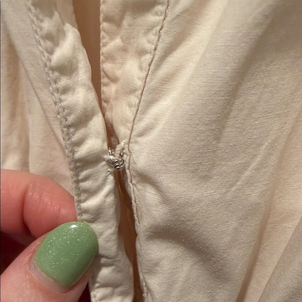 Anthropologie Pale Blush Tiered V-Neck The Somerset Maxi dress small - Picture 2 of 7
